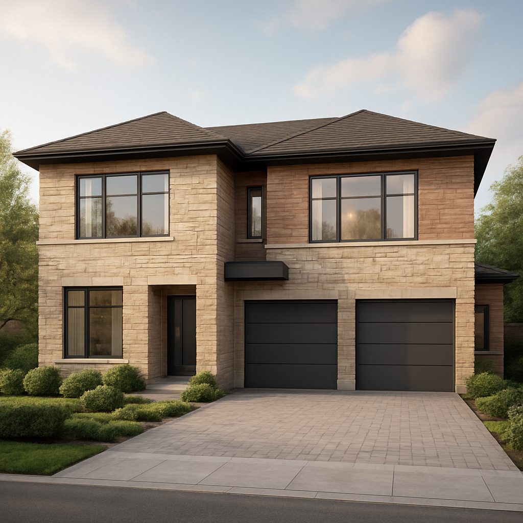 Architectural rendering of Semi-Detached at Wildfield Village